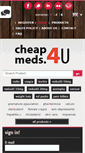 Mobile Screenshot of cheapmeds4u.com